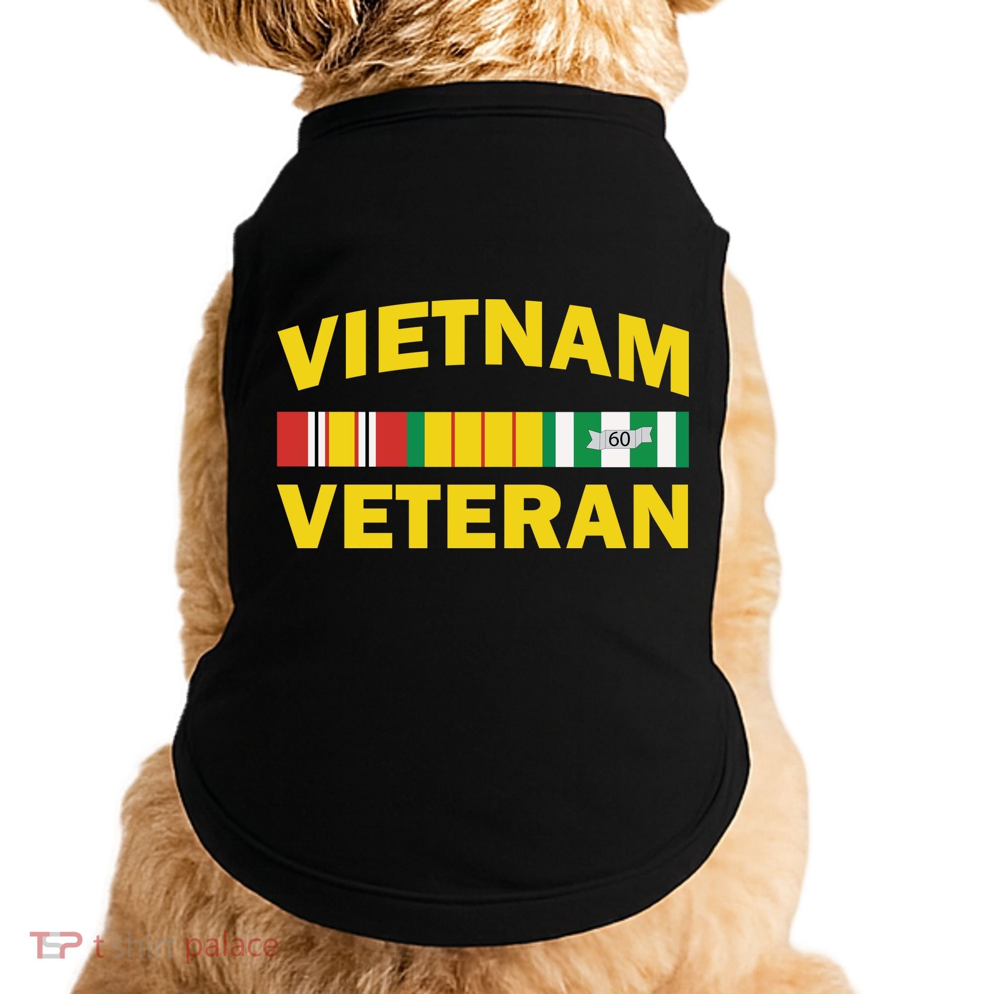 Vietnam Veteran Flag Logo Doggie Tank