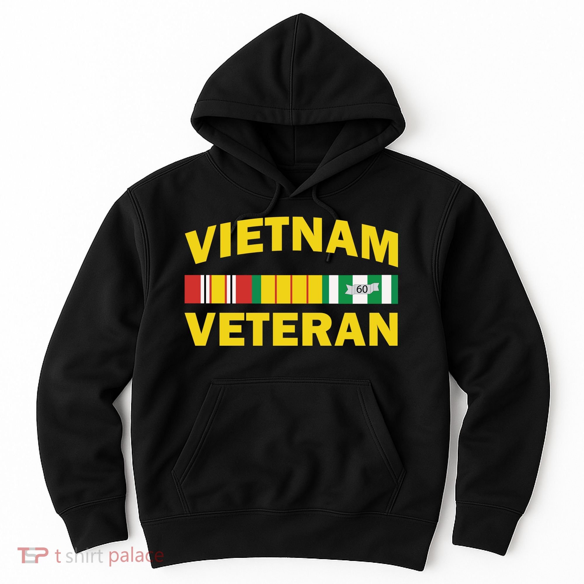 Vietnam Veteran Flag Logo Hoodie