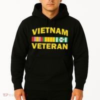 Vietnam Veteran Flag Logo Hoodie thumb 2