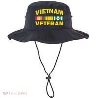 Vietnam Veteran Flag Logo Bucket Hat thumb 0