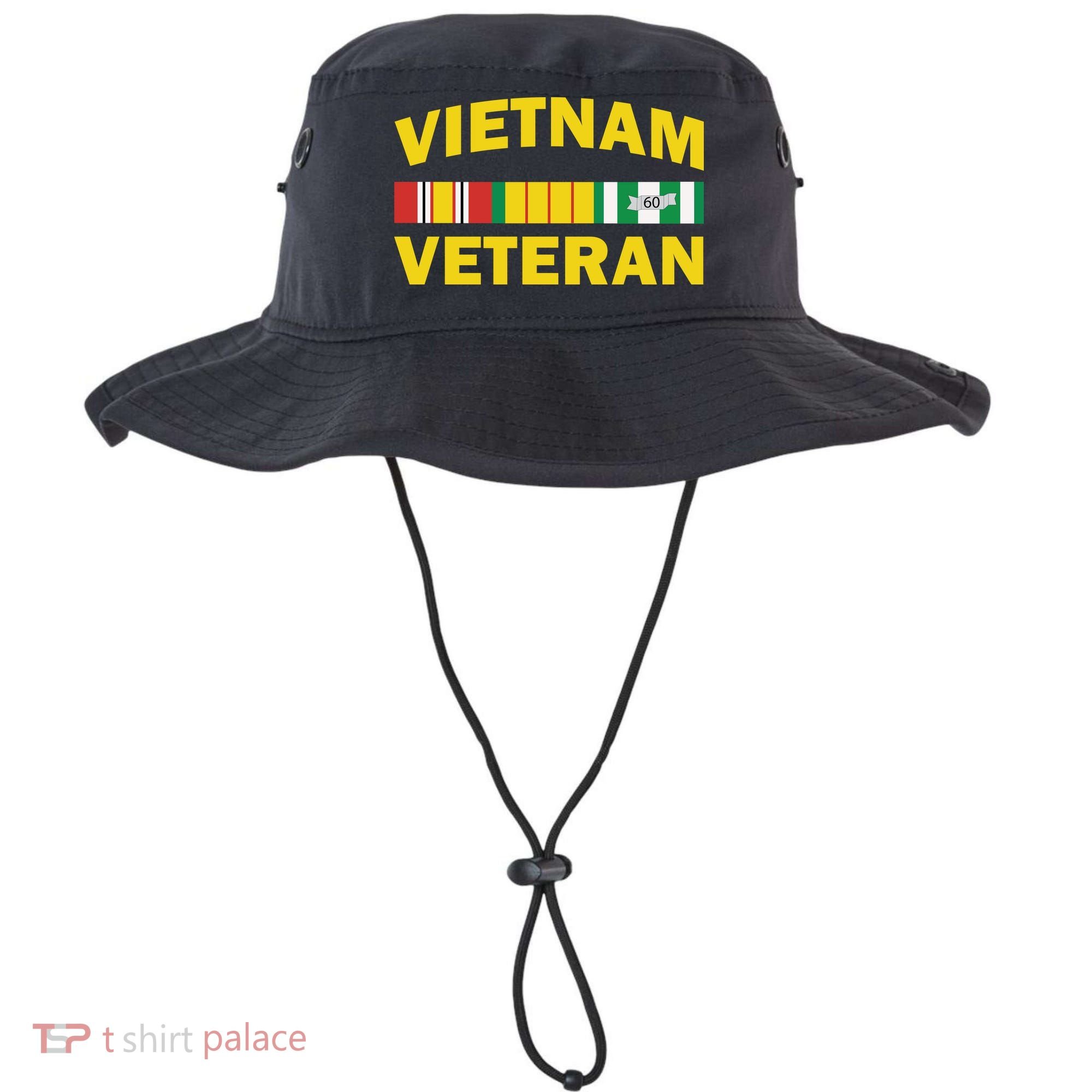 Vietnam Veteran Flag Logo Bucket Hat