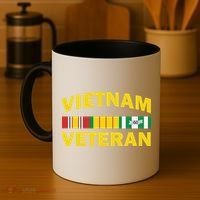 Vietnam Veteran Flag Logo Coffee Mug thumb 4