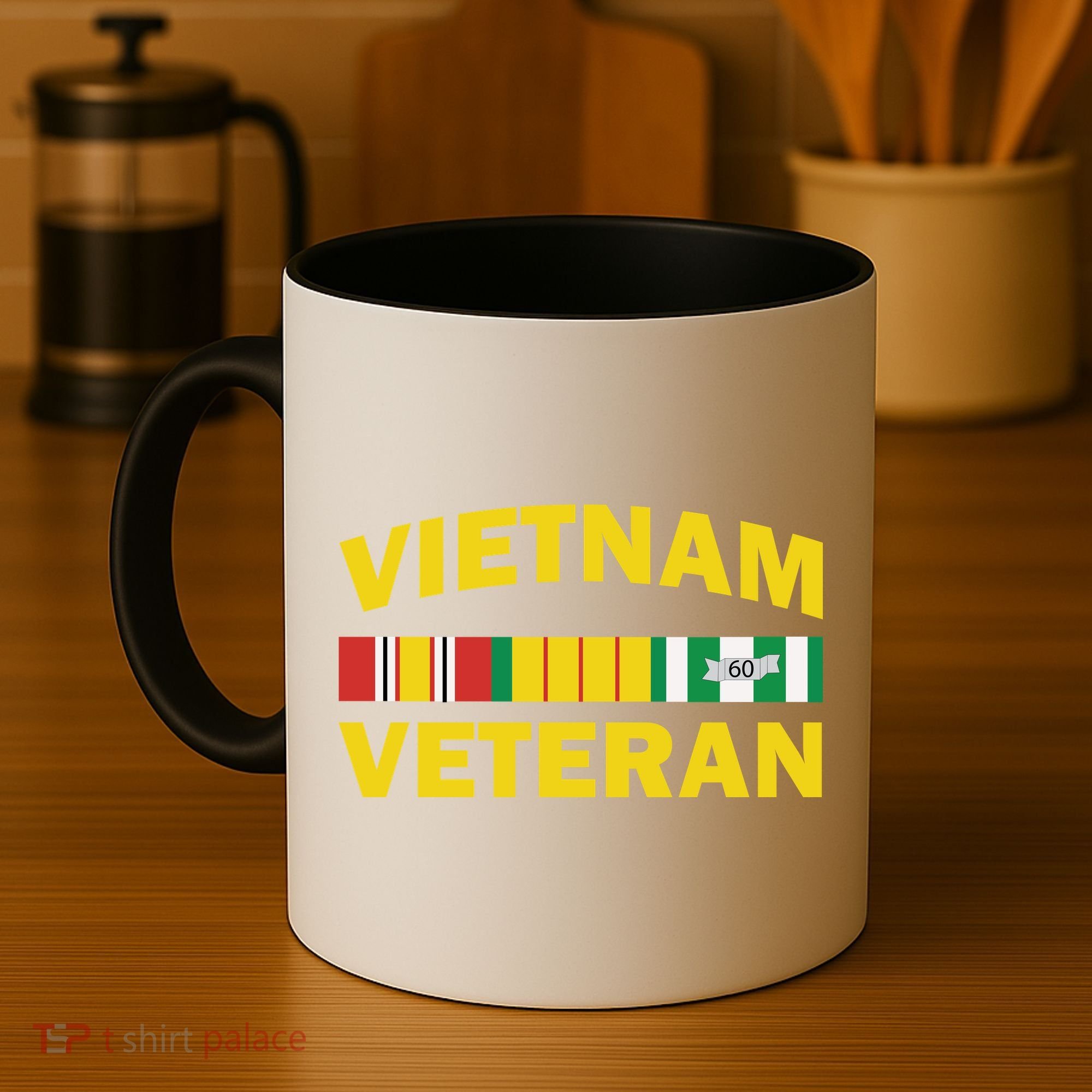 Vietnam Veteran Flag Logo Coffee Mug
