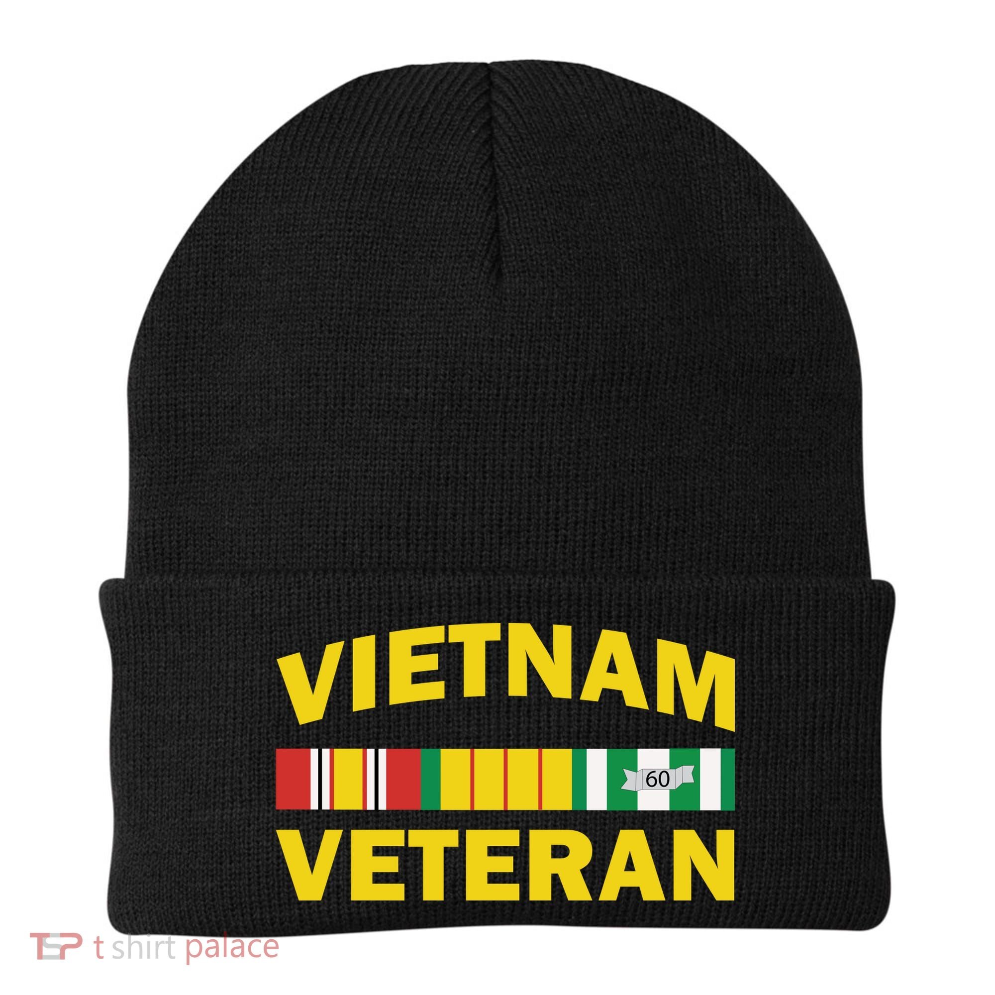 Vietnam Veteran Flag Logo Beanie