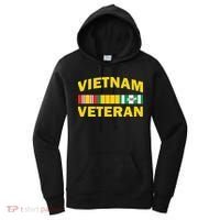 Vietnam Veteran Flag Logo Women's Hoodie thumb 0