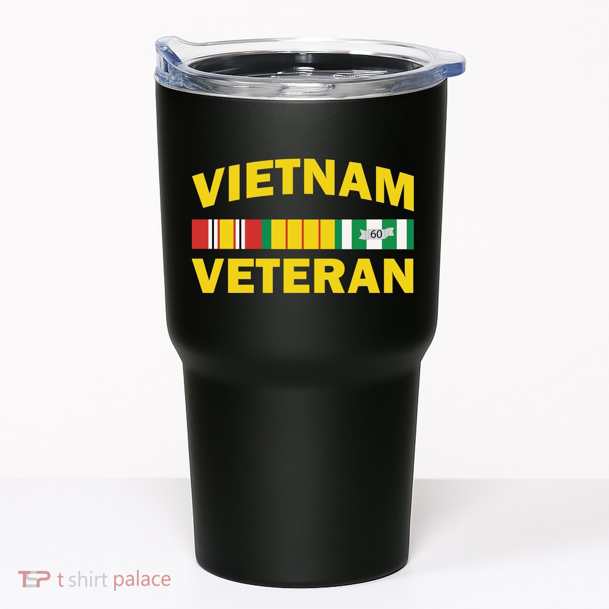 Vietnam Veteran Flag Logo Tumbler