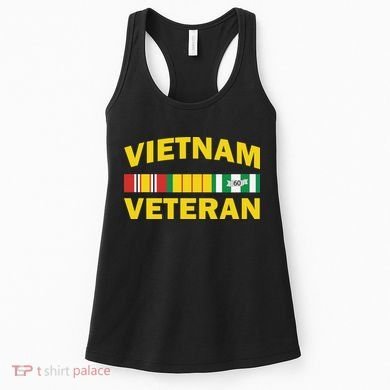 Vietnam Veteran Flag Logo Women's Tank Top