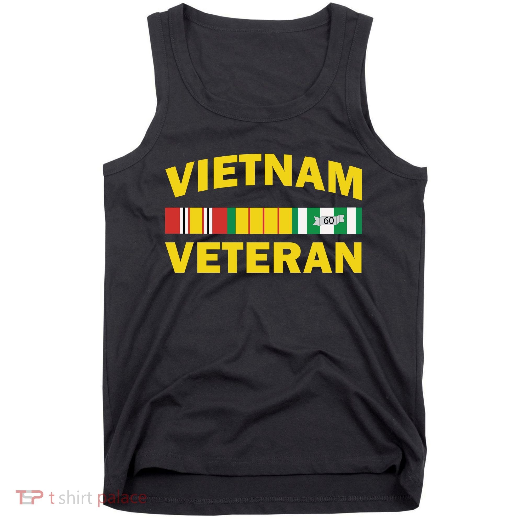 Vietnam Veteran Flag Logo Tank Top