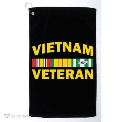 Vietnam Veteran Flag Logo Golf Towel