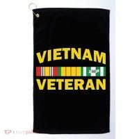 Vietnam Veteran Flag Logo Golf Towel thumb 0