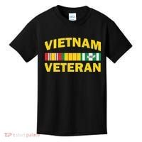 Vietnam Veteran Flag Logo Kids T-Shirt thumb 0