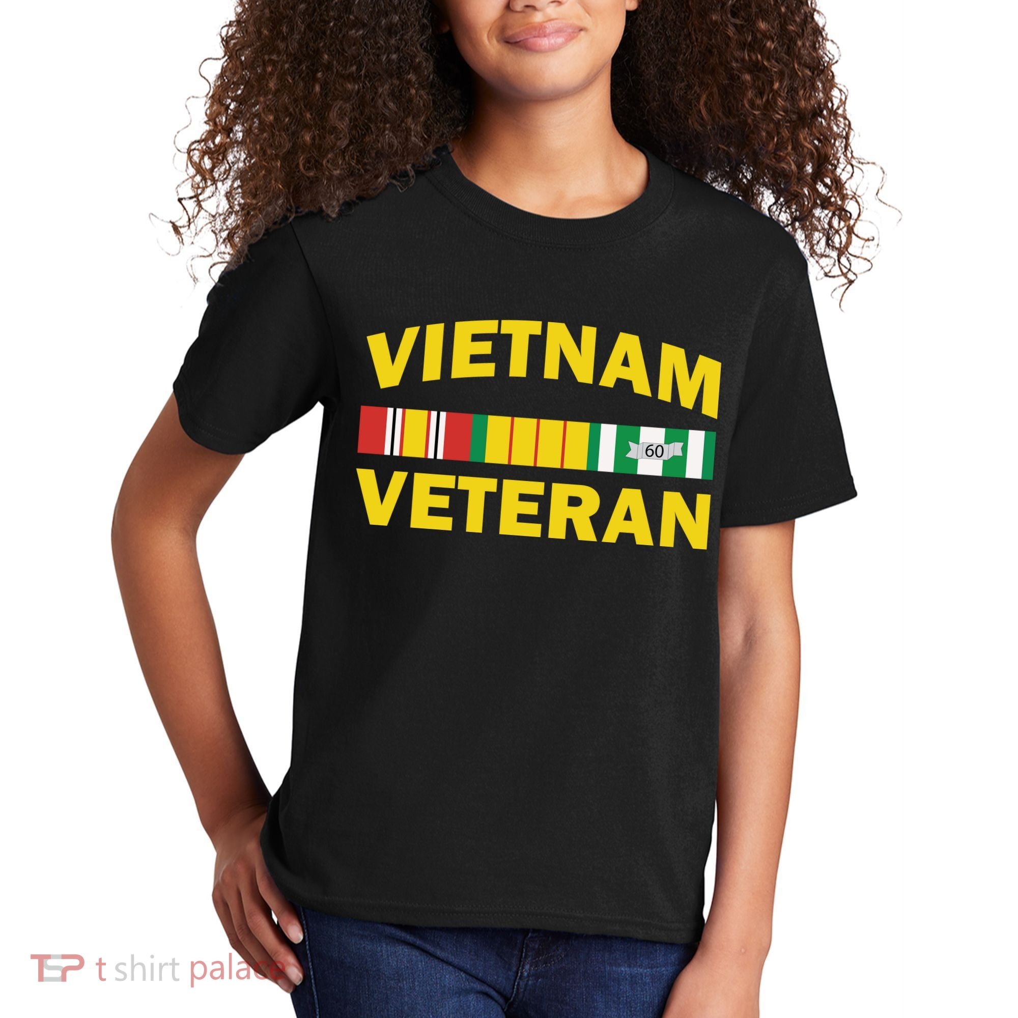 Vietnam Veteran Flag Logo Kids T-Shirt
