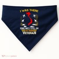 Vietnam Veteran I Was There USA-Made Doggie Bandana thumb 0