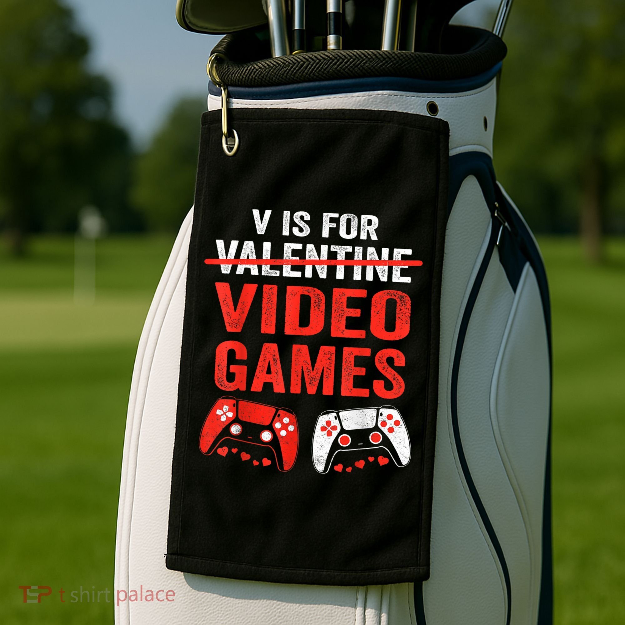 Valentines Day  Golf Towel