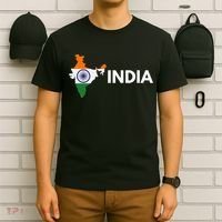 Vintage India Flag Indian Outdoor Trip In India T-Shirt thumb 6
