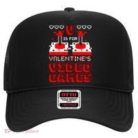 V Is For Valentine's Day Funny Video Game Gamer Hat thumb 0