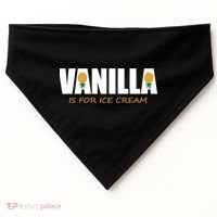 Vanilla Is For Ice Cream Upside Down Pineapple Swinger Theme Great Gift USA-Made Doggie Bandana thumb 0