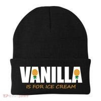 Vanilla Is For Ice Cream Upside Down Pineapple Swinger Theme Great Gift Beanie thumb 0