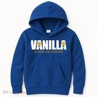 Vanilla Is For Ice Cream Upside Down Pineapple Swinger Theme Great Gift Kids Hoodie thumb 0
