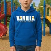 Vanilla Is For Ice Cream Upside Down Pineapple Swinger Theme Great Gift Kids Hoodie thumb 2