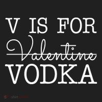 V Is For Vodka Funny Valentines Day Women's Sweatshirt thumb 2