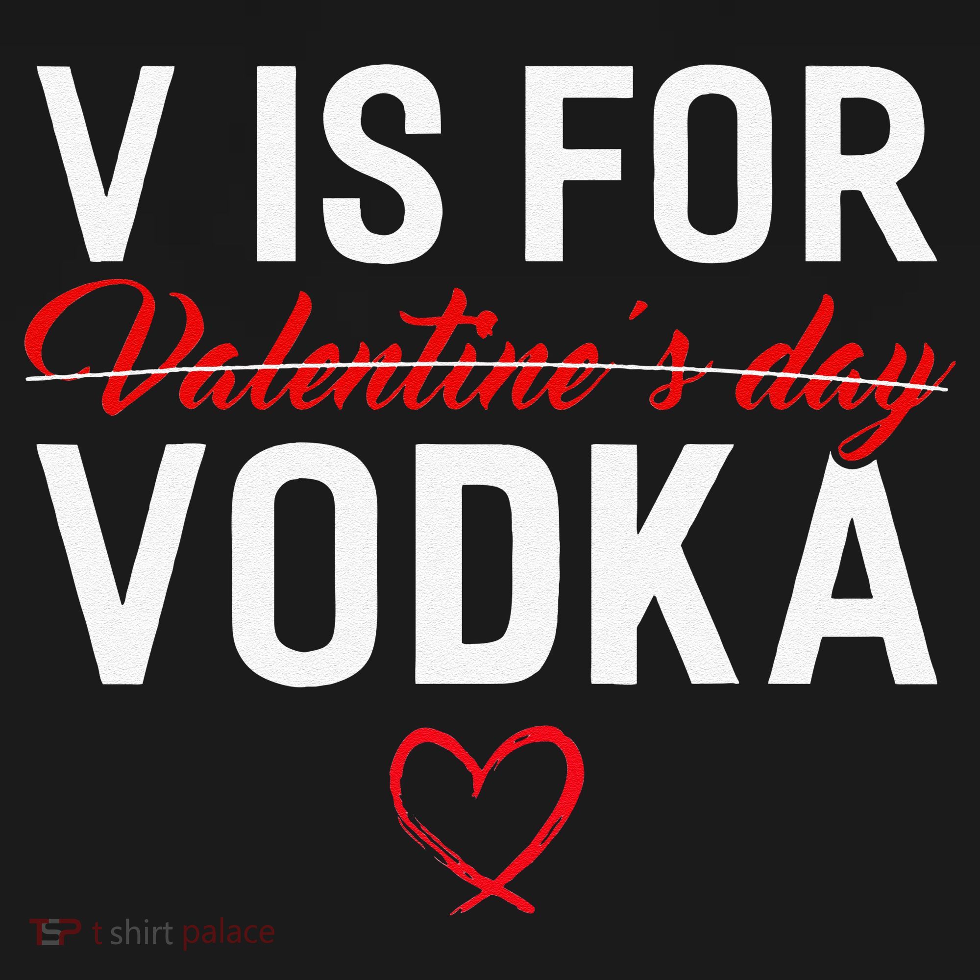 V Is For Vodka Valentine's Day Funny Vodka Lover Visor
