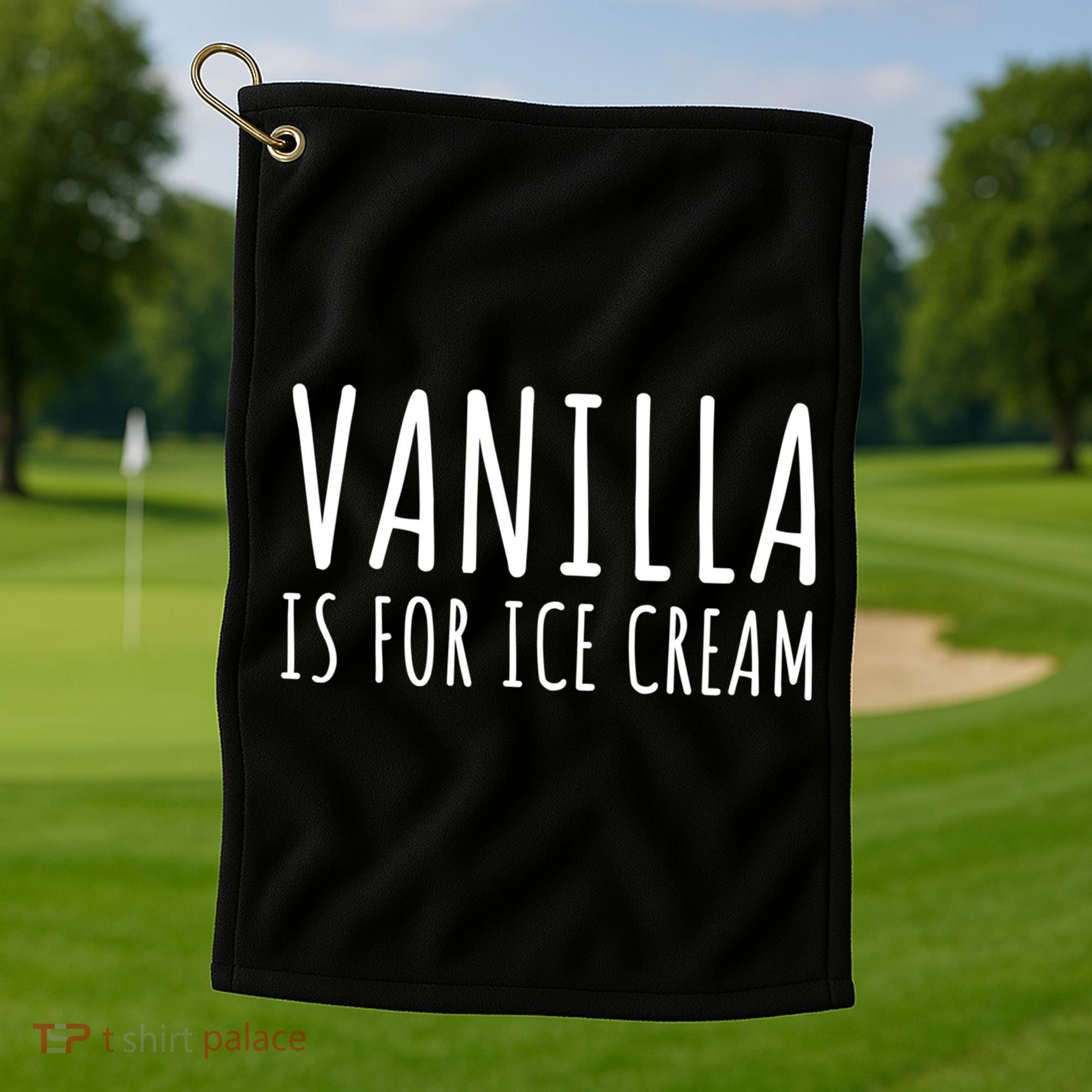 Vanilla Is For Ice Cream Swingers / Freaky Product Cute Gift Golf Towel