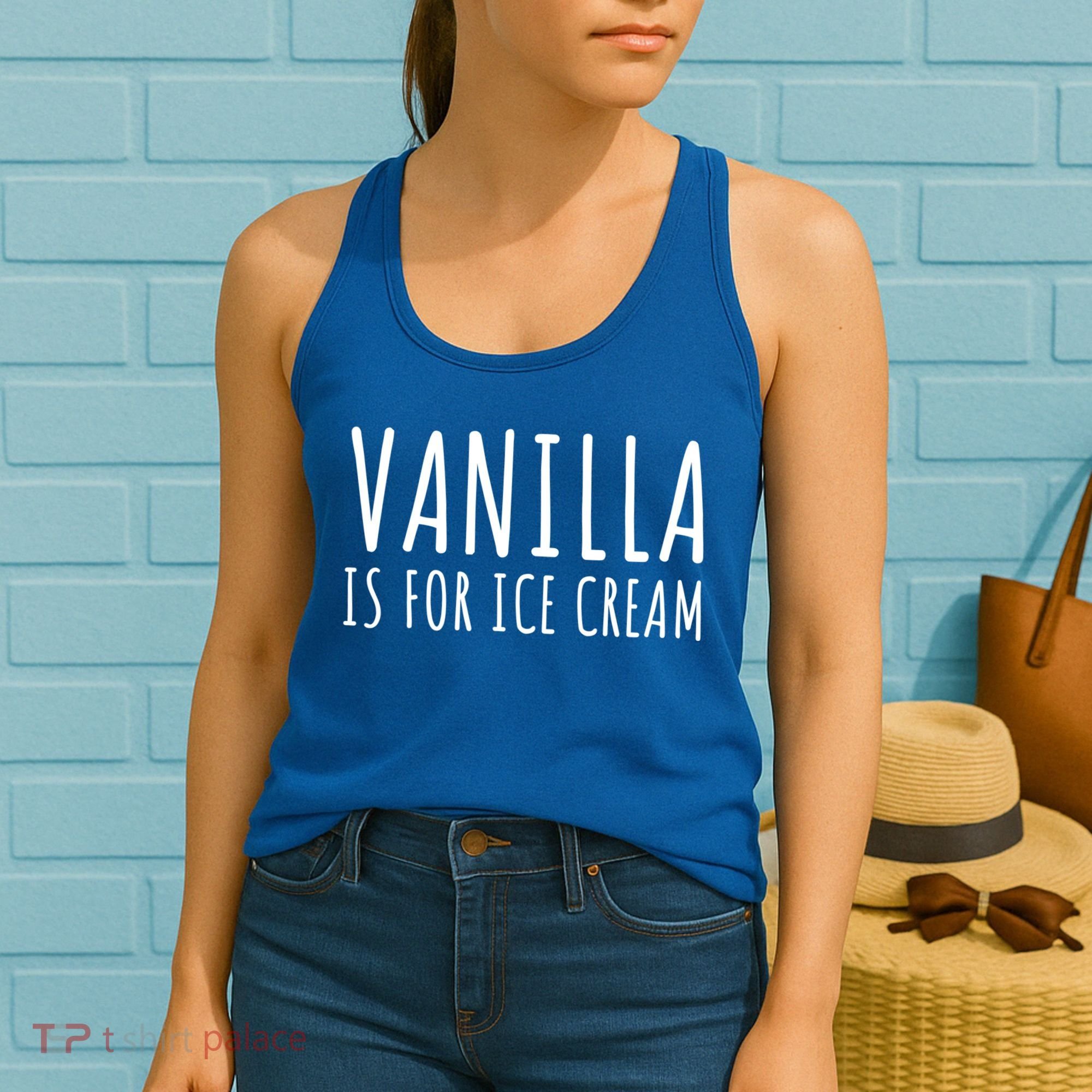 Vanilla Is For Ice Cream Swingers / Freaky Product Cute Gift Women's Tank Top