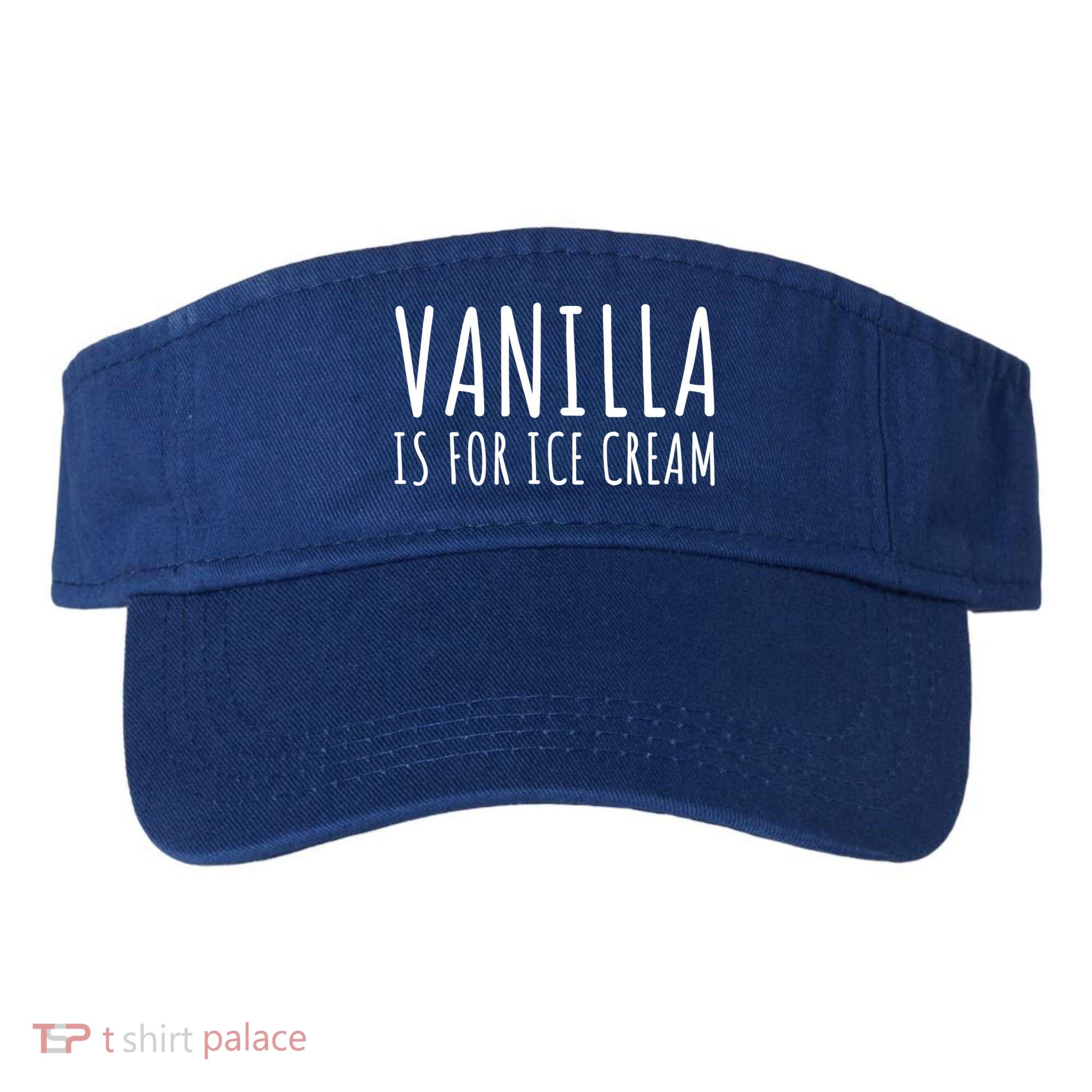 Vanilla Is For Ice Cream Swingers / Freaky Product Cute Gift Visor