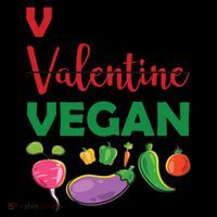V Is For Vegan Funny Valentines Day Coffee Mug thumb 5