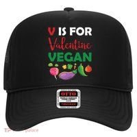 V Is For Vegan Funny Valentines Day Hat thumb 0