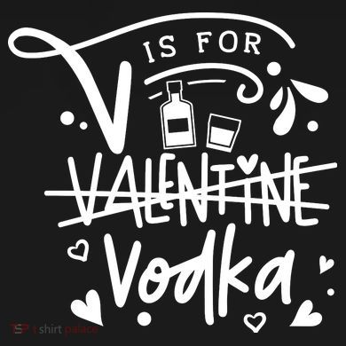V Is For Valentine Vodka Gift Yupoong Adult 5-Panel Trucker Hat