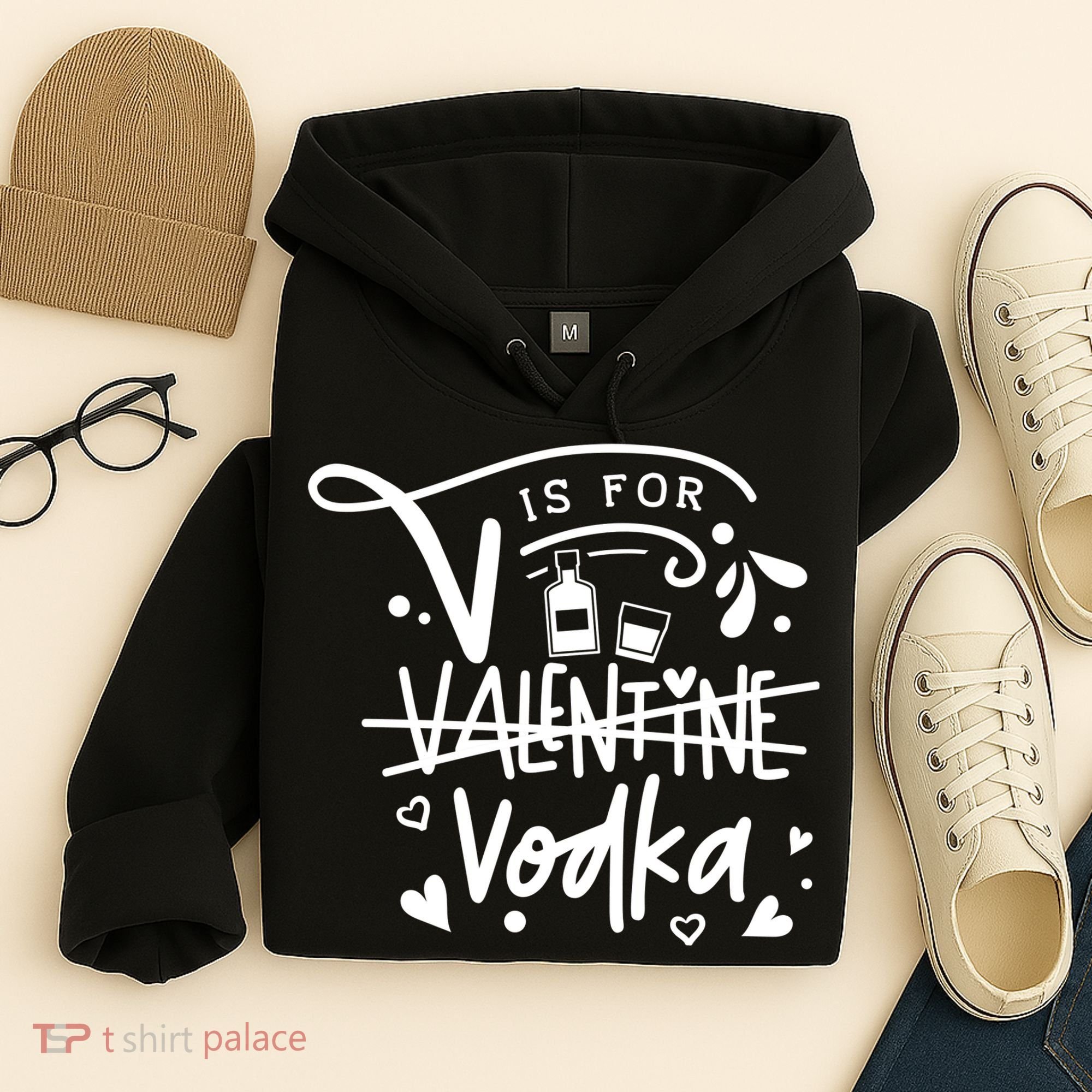 V Is For Valentine Vodka Gift Hoodie