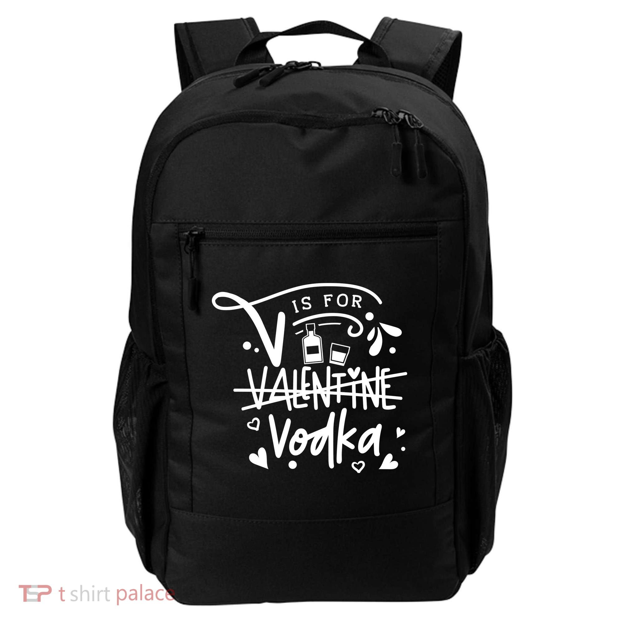 V Is For Valentine Vodka Gift Backpack