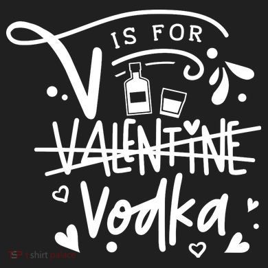 V Is For Valentine Vodka Gift Crop Fleece Hoodie