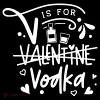 V Is For Valentine Vodka Gift Ornament thumb 1