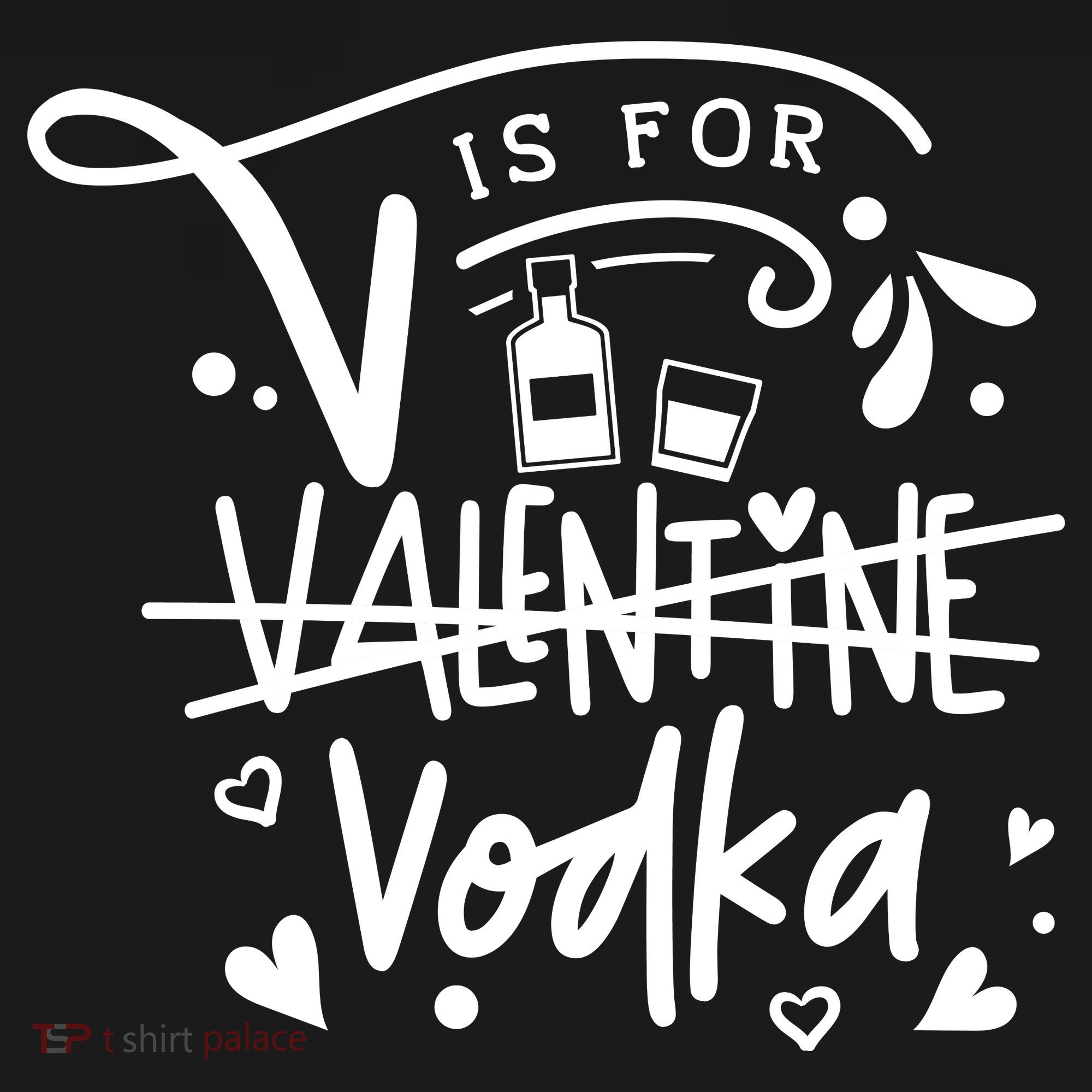 V Is For Valentine Vodka Gift Kids Long Sleeve Shirt