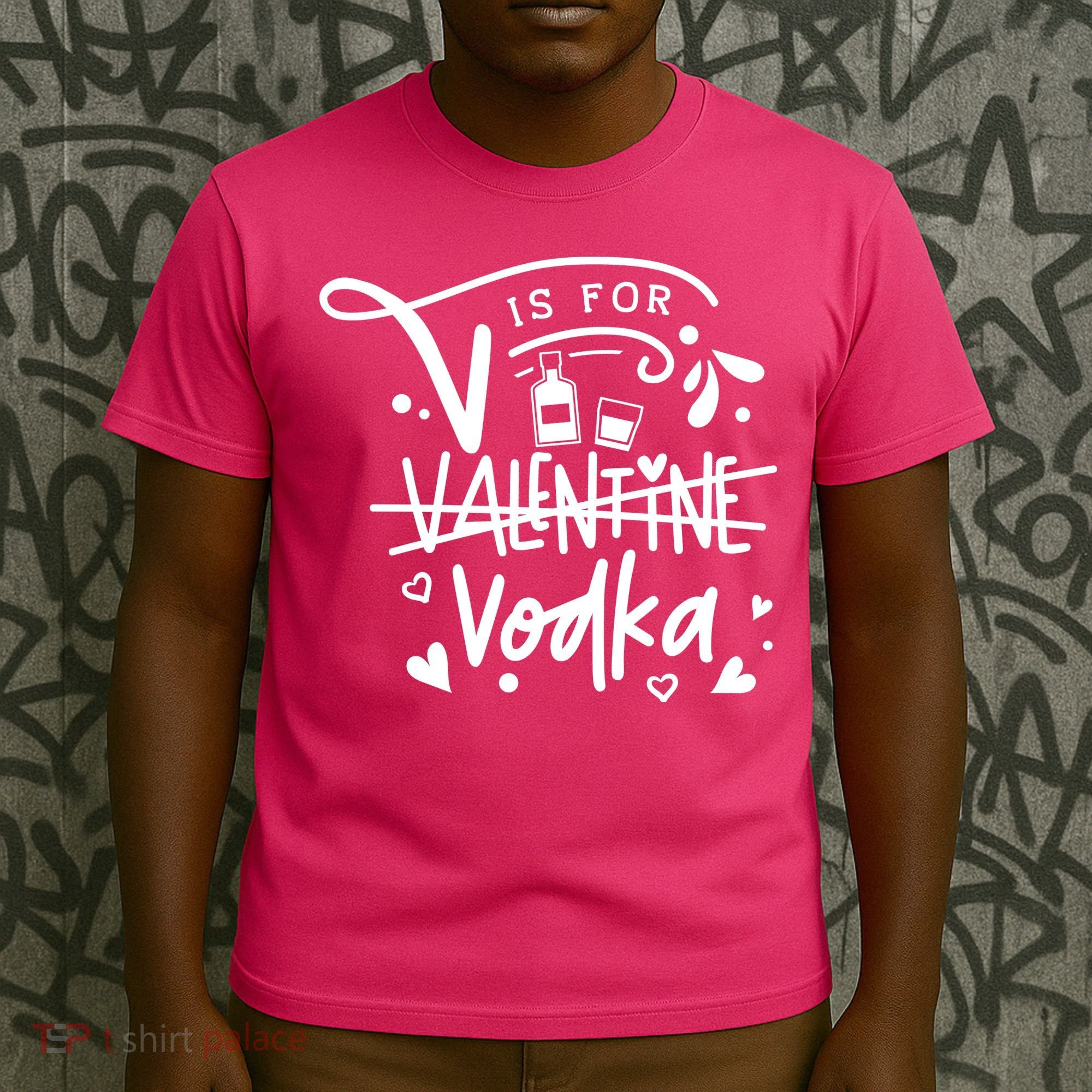 V Is For Valentine Vodka Gift T-Shirt