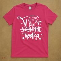 V Is For Valentine Vodka Gift T-Shirt thumb 5