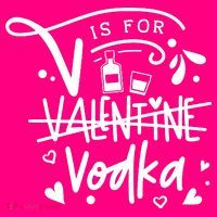 V Is For Valentine Vodka Gift Button thumb 1