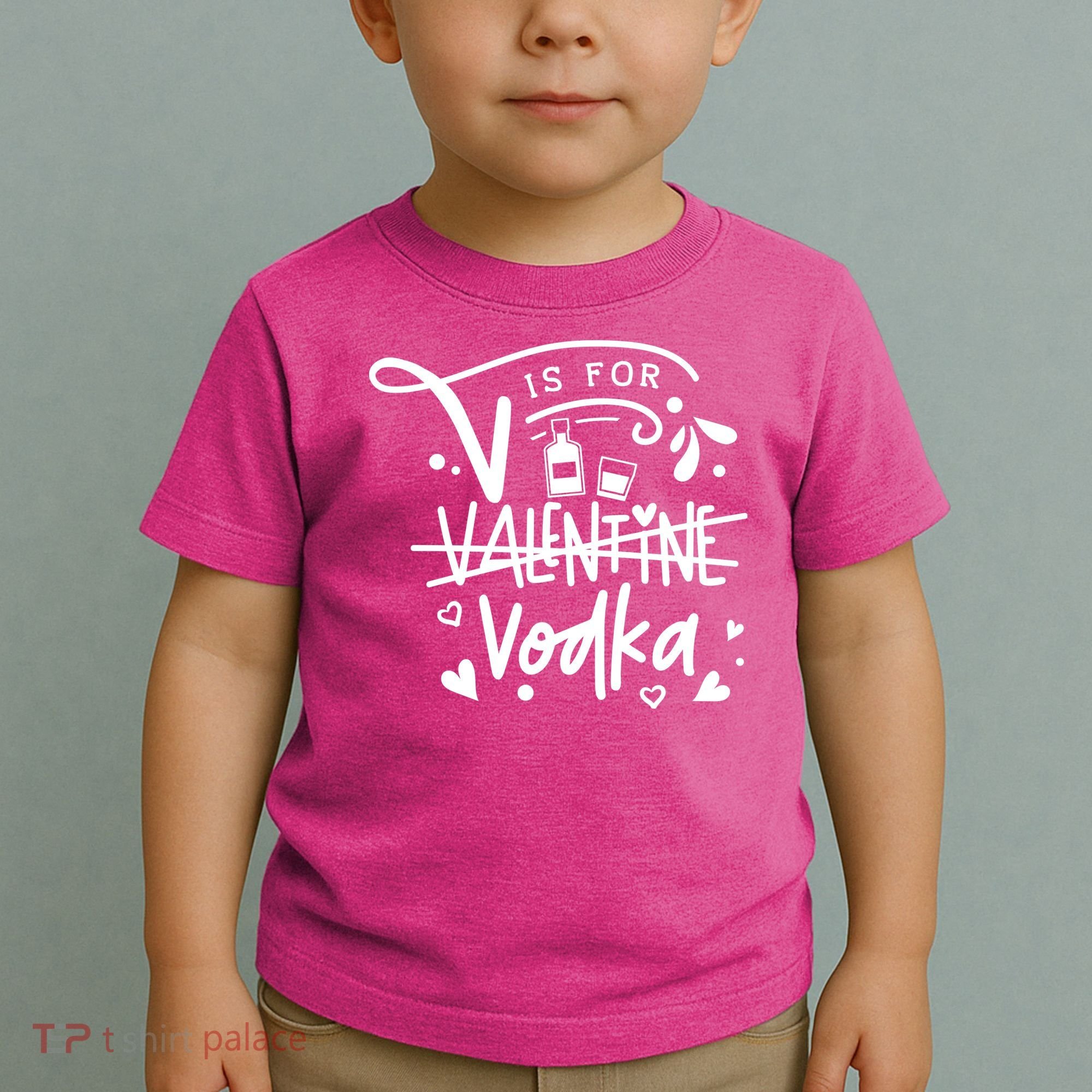 V Is For Valentine Vodka Gift Toddler T-Shirt