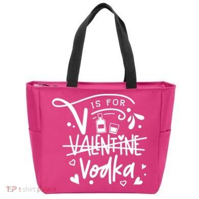 V Is For Valentine Vodka Gift Tote Bag