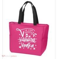V Is For Valentine Vodka Gift Tote Bag thumb 3