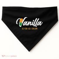 Vanilla Is For Ice Cream Upside Down Pineapple Swinger USA-Made Doggie Bandana thumb 0