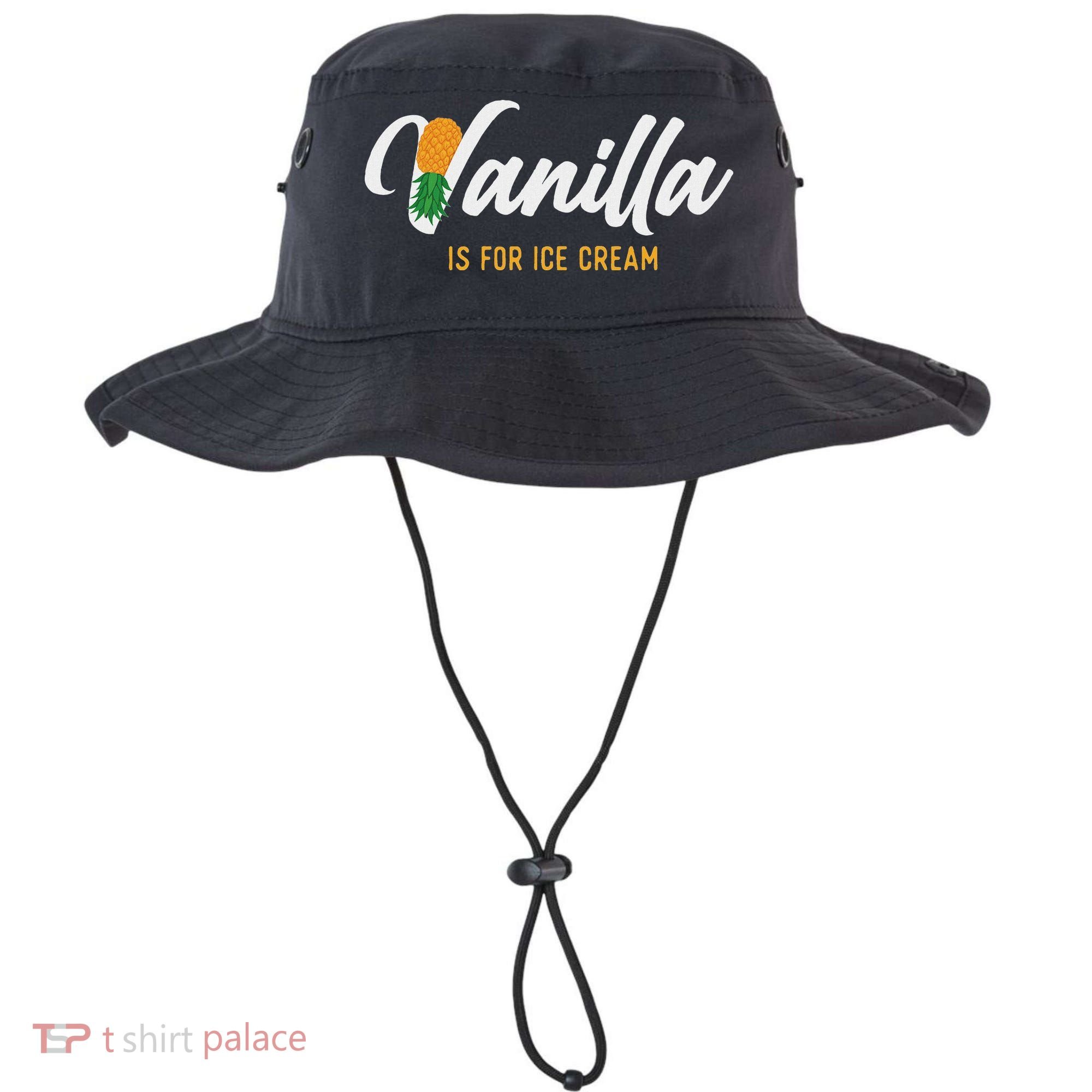 Vanilla Is For Ice Cream Upside Down Pineapple Swinger Bucket Hat