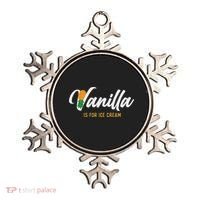 Vanilla Is For Ice Cream Upside Down Pineapple Swinger Ornament thumb 0