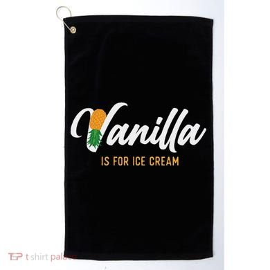 Vanilla Is For Ice Cream Upside Down Pineapple Swinger Golf Towel