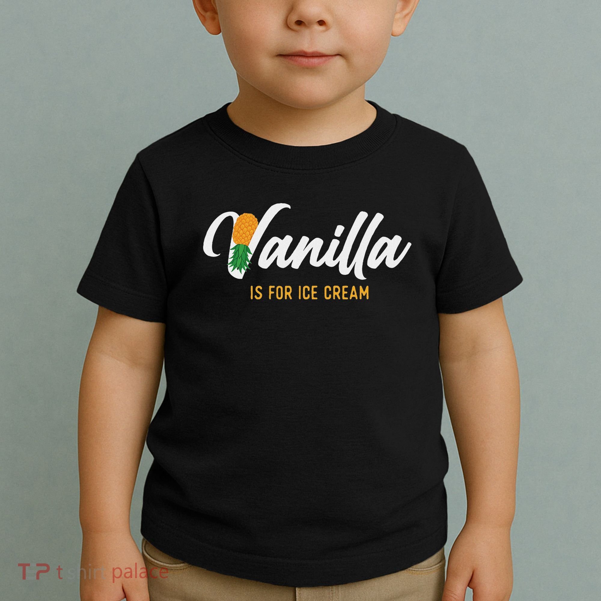 Vanilla Is For Ice Cream Upside Down Pineapple Swinger Toddler T-Shirt