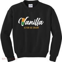 Vanilla Is For Ice Cream Upside Down Pineapple Swinger Kids Sweatshirt thumb 0