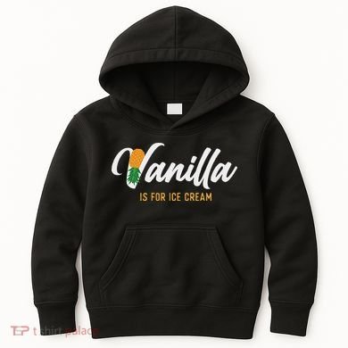 Vanilla Is For Ice Cream Upside Down Pineapple Swinger Kids Hoodie